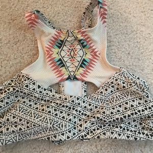 tribal swim top